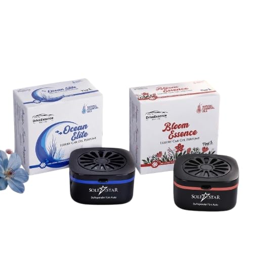 Ocean Elite & Bloom Essence Luxury Car Perfume Combo Pack of 2